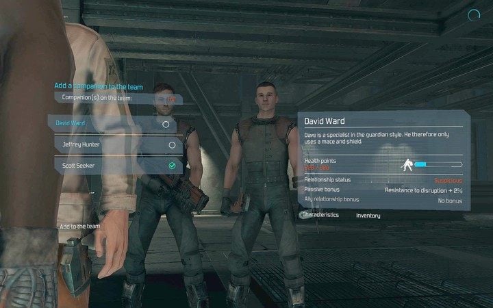 David Zwiadowca - Lista dostępnych towarzyszy | Towarzysze i frakcje | The Technomancer - The Technomancer - poradnik do gry
