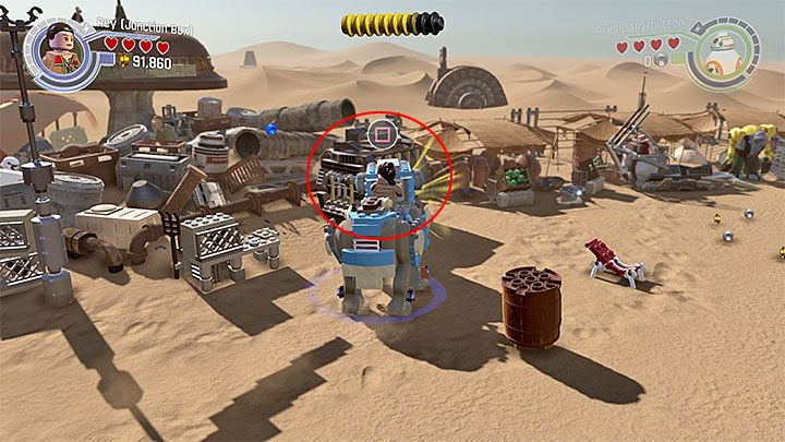 Specjalne wymagania: brak - Rozdział 3 - Przyczółek Niima | Minizestawy i czerwone klocki LEGO - LEGO Gwiezdne wojny: Przebudzenie Mocy - poradnik do gry