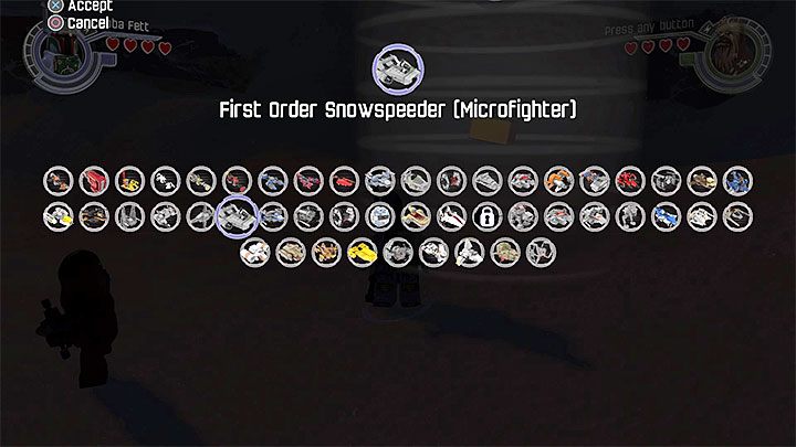 Wyścig ten możesz rozegrać wyłącznie z wykorzystaniem śnieżnego ścigacza Najwyższego Porządku (First Order Snowspeeder) - Baza Starkiller | Mapy - LEGO Gwiezdne wojny: Przebudzenie Mocy - poradnik do gry