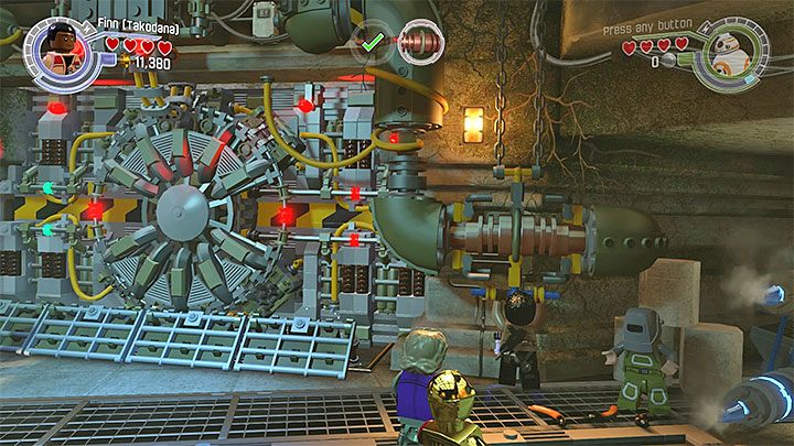 Miejsce wejścia w interakcję z drugim zaciskiem - Rozdział 7 - Ruch oporu | Tryb fabularny - LEGO Gwiezdne wojny: Przebudzenie Mocy - poradnik do gry