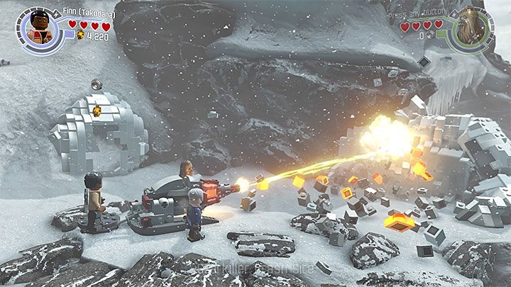 Zbuduj miotacz ognia - Rozdział 8 - Sabotaż Starkillera | Tryb fabularny - LEGO Gwiezdne wojny: Przebudzenie Mocy - poradnik do gry