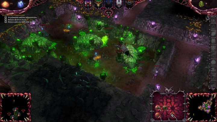 Zbuduj podstawowe komnaty demonów i opracuj nowe technologie. - Misja 10 - Bitwa o las elfów | Opis przejścia kampanii Dungeons II - Dungeons II - poradnik do gry