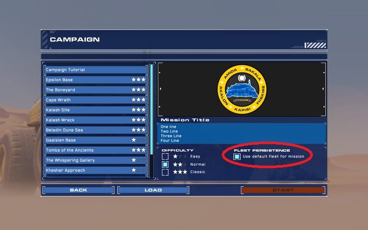 Skorzystaj z tej funkcji, aby użyć jednostek startowych dedykowanych danej misji. - O poradniku | Informacje wstępne | Homeworld Deserts of Kharak - Homeworld: Deserts of Kharak - poradnik do gry