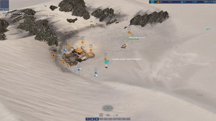 Zabierz artefakt z wraku nieopodal - jest to istotny cel zadania. - 12 - Torin Crater | Kampania | Homeworld Deserts of Kharak - Homeworld: Deserts of Kharak - poradnik do gry