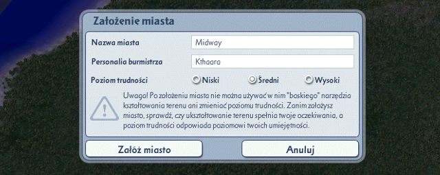 Kiedy teren w końcu będzie ci odpowiadał, możesz przełączyć się na Panel burmistrza - Małe miasto | Narzędzia burmistrza / Sima w SimCity 4 - SimCity 4 - poradnik do gry