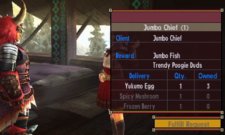 Nie każdy quest otrzymany podczas rozmowy z NPCem będzie jednakże widoczny na liście ofert u wioskowych dziewczyn - Wioski i questy | Monster Hunter Generations - Monster Hunter Generations - poradnik do gry