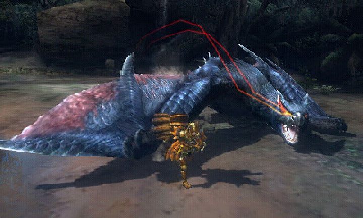 Po pewnym czasie, gdy potwór otrzyma odpowiednią ilość obrażeń, wpadnie w dziki szał - Walka | Monster Hunter Generations - Monster Hunter Generations - poradnik do gry