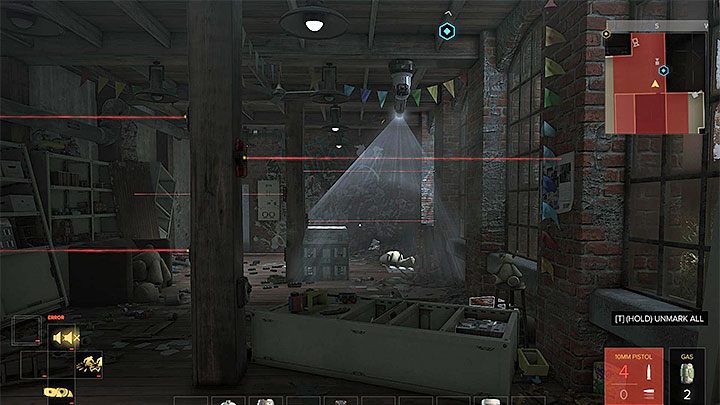 Możesz użyć ładunku EMP żeby sabotować kamerę albo np. skorzystać z kamuflażu - Złoty bilet - zadanie poboczne | Praga - Zadania poboczne | Deus Ex - Deus Ex: Rozłam Ludzkości - poradnik do gry