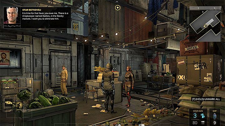 Z Jensenem może skontaktować się Otar i poprosić go o zamordowanie Louisa - Cel - Rucker - zadanie główne | Kompleks Utulek | Deus Ex Rozłam Ludzkości - Deus Ex: Rozłam Ludzkości - poradnik do gry