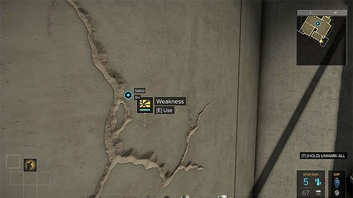 Możesz dotrzeć szybami do bocznego obszaru i następnie do osłabionej ściany - Neonowe noce - zadanie poboczne | Praga - Zadania poboczne | Deus Ex - Deus Ex: Rozłam Ludzkości - poradnik do gry