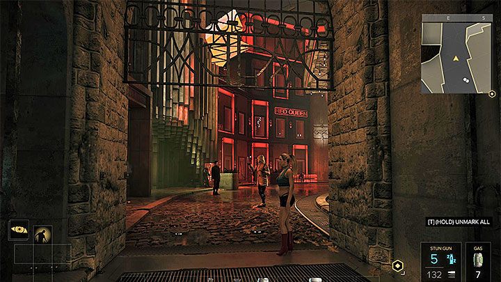 Jedno z odblokowanych przejść do dzielnicy Czerwonych Latarni - Mapa północnej części Pragi - M3 | Praga - Mapy | Deus Ex Rozłam Ludzkości - Deus Ex: Rozłam Ludzkości - poradnik do gry