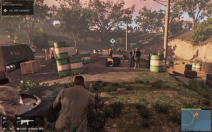 Czyściciel nadzoruje proces pozbywania się szkodliwych odpadów - Biznes nielegalnego wywozu odpadów | Misje fabularne w Mafia III - Mafia III - poradnik do gry