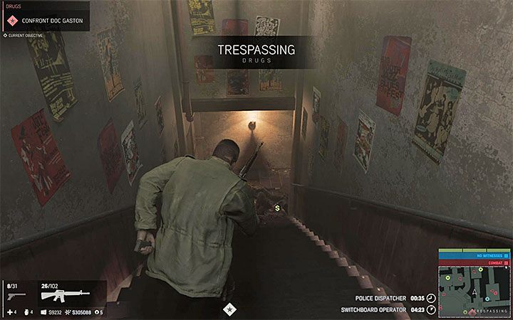 Wybierz schody prowadzące na dół - Biznes narkotykowy cz.2 | Misje fabularne w Mafia III - Mafia III - poradnik do gry