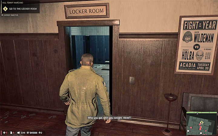 Lincoln musi się przebrać w szatni (przy okazji na pewien czas nie będziesz mógł używać broni) - Zamordowanie Tommyego Marcano | Misje fabularne w Mafia III - Mafia III - poradnik do gry