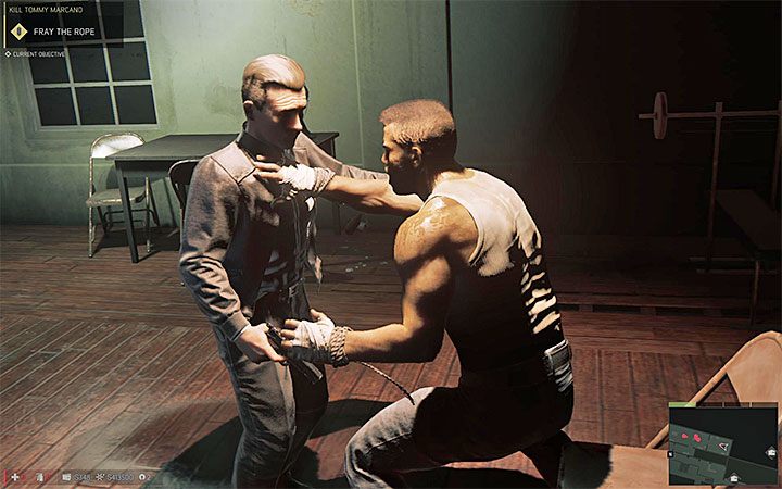 Lincoln po poluzowaniu sznura musi złapać torturującego go gangstera - Zamordowanie Tommyego Marcano | Misje fabularne w Mafia III - Mafia III - poradnik do gry
