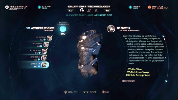 Pancerz N7 to nostalgiczny dodatek, ale też bardzo dobry element wyposażenia dla Biotyka. - Jak odblokować pancerz N7 w Mass Effect Andromeda? - Mass Effect: Andromeda - poradnik do gry