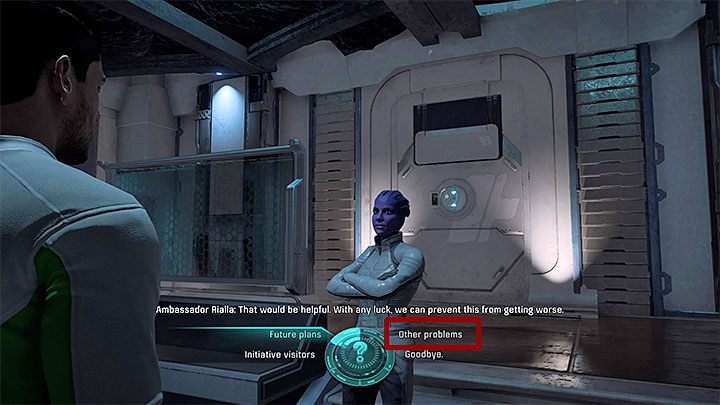 Porusz temat innych problemów do rozwiązania - Zadania dodatkowe | Aya | Zadania w Helejosie w Mass Effect Andromeda - Mass Effect: Andromeda - poradnik do gry