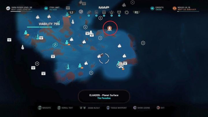 Lokalizacja krogańskiej kolonii. - Negocjuj z kroganinami | Elaaden | Zadania w Helejosie w Mass Effect Andromeda - Mass Effect: Andromeda - poradnik do gry