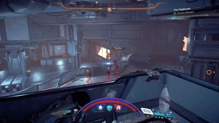 Trzeba jeszcze wyczyścić budynek z pozostałych przeciwników. - Noclegownia | Elaaden | Zadania w Helejosie w Mass Effect Andromeda - Mass Effect: Andromeda - poradnik do gry