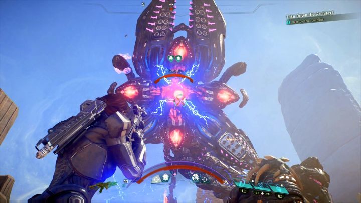 ... a następnie w głowę, gdy ta stanie się wrażliwa na ataki. - Architekt na Elaaden | Elaaden | Zadania w Helejosie w Mass Effect Andromeda - Mass Effect: Andromeda - poradnik do gry