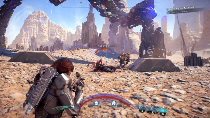 Architekt będzie co jakiś czas przyzywał Porzuconych na pomoc. - Architekt na Elaaden | Elaaden | Zadania w Helejosie w Mass Effect Andromeda - Mass Effect: Andromeda - poradnik do gry