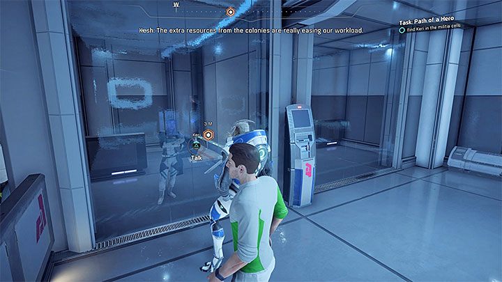 Porozmawiaj z producentem Keri oraz z nią samą - znajdziesz ją w więzieniu - Zadania dodatkowe | Nexus | Zadania w Helejosie w Mass Effect Andromeda - Mass Effect: Andromeda - poradnik do gry