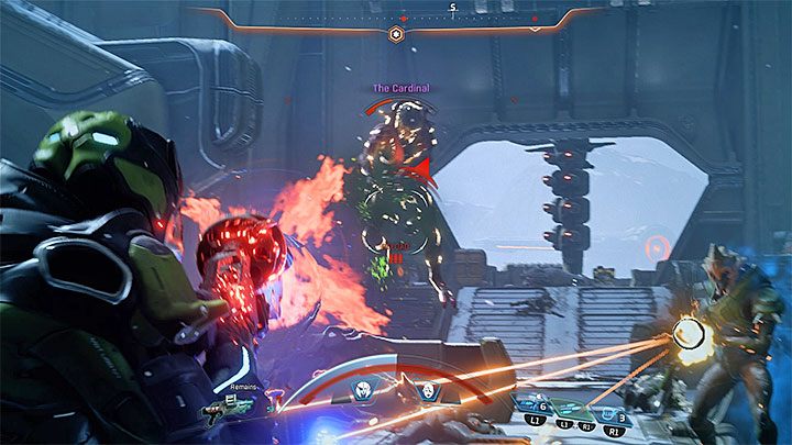 Atakuj bezbronną Kardynał polegając na najsilniejszych broniach i mocach - Jak pokonać Kardynał kettów na Voeld w Mass Effect Andromeda? | Walki z bossami - Mass Effect: Andromeda - poradnik do gry