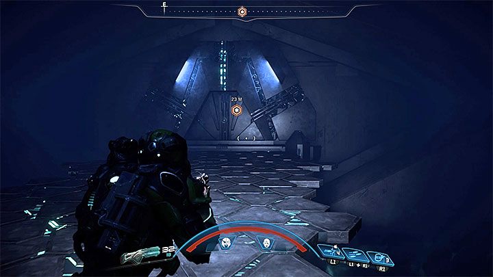 Po wejściu do ruin użyj windy grawitacyjnej żeby przenieść się z powrotem do krypty - Peebee: Skaner Porzuconych | Sojusznicy i związki w Mass Effect Andromeda - Mass Effect: Andromeda - poradnik do gry