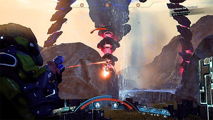 Ostrzeliwuj kończyny Architekta - Jak pokonać Architekta Porzuconych na Kadarze? | Walki z bossami - Mass Effect: Andromeda - poradnik do gry
