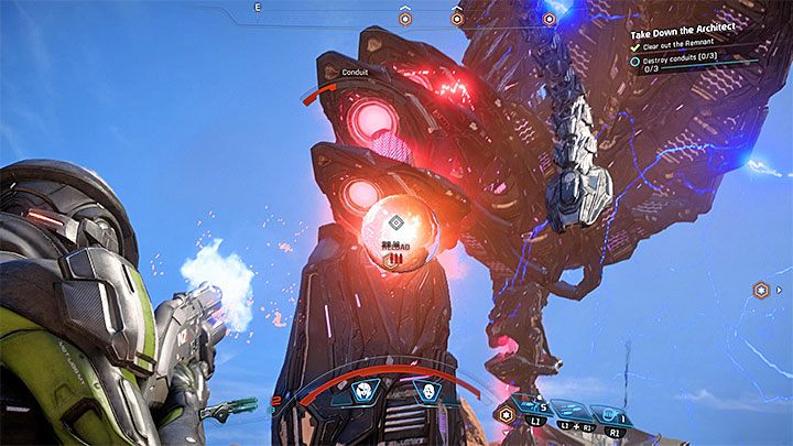Ostrzeliwuj kończyny Architekta - Jak pokonać Architekta Porzuconych na Eosie? | Walki z bossami w ME Andromeda - Mass Effect: Andromeda - poradnik do gry