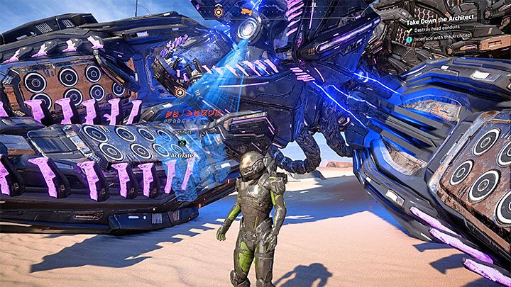 Podbiegnij do głowy powalonego bossa - Jak pokonać Architekta Porzuconych na Eosie? | Walki z bossami w ME Andromeda - Mass Effect: Andromeda - poradnik do gry