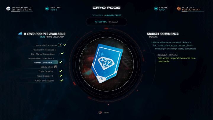 Zdatność Andromedy jest ściśle powiązana z ilością kapsuł kriogenicznych, które można otworzyć. - Zdatność Andromedy (PZA) w Mass Effect Andromeda - Mass Effect: Andromeda - poradnik do gry