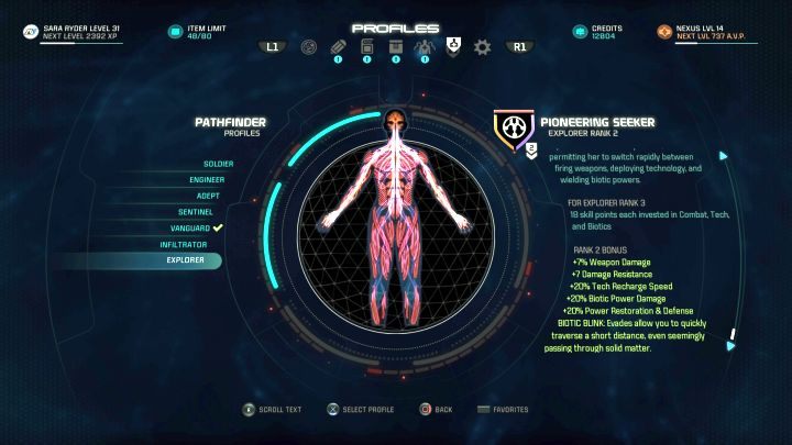 Profil Odkrywca (Explorer). - Odkrywca (Explorer) w Mass Effect Andromeda - Mass Effect: Andromeda - poradnik do gry