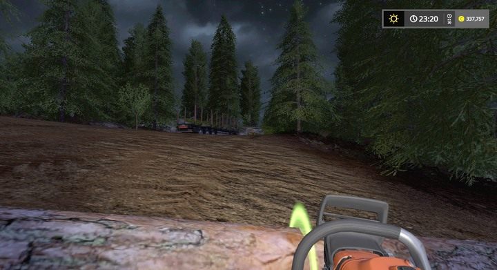 Piła łańcuchowa - Sprzęt leśniczy i zwierzęta w Farming Simulator 17 | Opis maszyn - Farming Simulator 17 - poradnik do gry