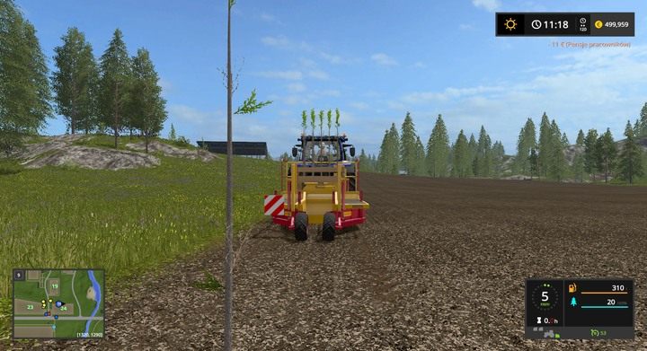 Ta maszyna sadzi nowe drzewa w linii prostej - Sprzęt leśniczy i zwierzęta w Farming Simulator 17 | Opis maszyn - Farming Simulator 17 - poradnik do gry