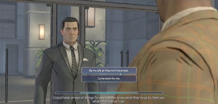 Trzeci ważny wybór znajdziesz pod koniec rozdziału czwartego - Ważne wybory | New World Order Batman The Telltale Games Series - Batman: The Telltale Games Series - poradnik do gry