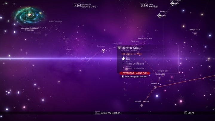 2 - No Mans Sky: Galaktyka - eksploracja, centrum, rdzeń, czarna dziura, mapa galaktyki - No Mans Sky - poradnik do gry