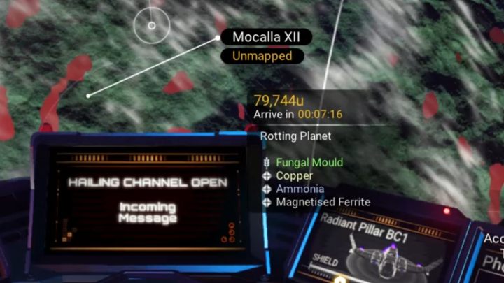 Zbliżając się do niezbadanej planety warto ją najpierw zeskanować - No Mans Sky: System - eksploracja, piraci, asteroidy, walki w kosmosie, space encounters - No Mans Sky - poradnik do gry