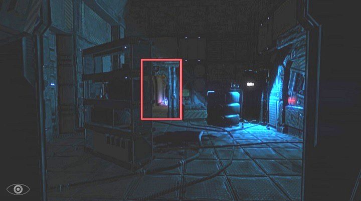 Na końcu korytarza znajdziesz kolejne drzwi a za nimi pomieszczenie widoczne na powyższym obrazku - Wyłącz generator w Ładowni E | Opis przejścia Phantaruk - Phantaruk - poradnik do gry