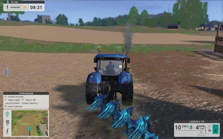 Orka za pomocą najmniejszego pługu jest dość długa, ale prosta. - Spokojny zakątek | Szybki start | Polska Farma 2017 - Polska Farma 2017 - poradnik do gry