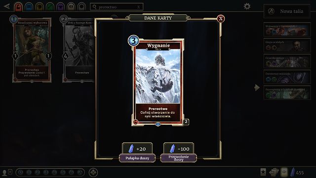 Karty z Proroctwem mogą zostać zagrane natychmiast i bez ponoszenia kosztów magii po dobraniu ich w trakcie gry, za straconą runę zdrowia - Zdolności | Podstawy The Elder Scrolls Legends - The Elder Scrolls: Legends - poradnik do gry