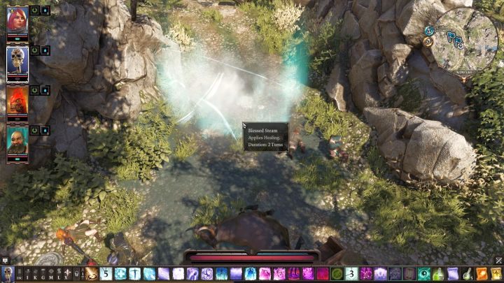 Blessed Steam leczy znajdujące się wewnątrz postacie. - Chmury i kombinacje w Divinity Original Sin 2 | Efekty i kombinacje w walce - Divinity Original Sin 2 - poradnik do gry