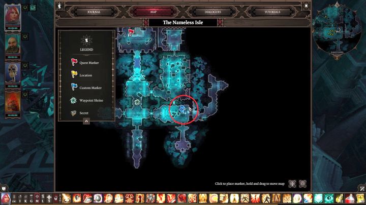 Lokalizacja pomieszczenia na mapie... - Zagadki i sekrety w Nameless Isle | Divinity Original Sin 2 - Divinity Original Sin 2 - poradnik do gry