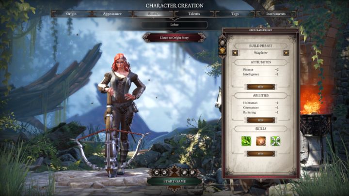 Wayfarer na ekranie wyboru klasy postaci. - Wayfarer | Klasy w Divinity Original Sin 2 - Divinity Original Sin 2 - poradnik do gry