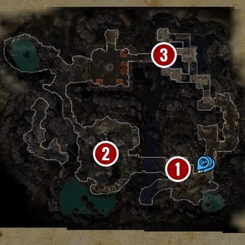 Po wejściu do jaskini znajdziesz tam Trompdoya [1] - Skarbiec Braccusa Reksa (The Vault Of Braccus Rex) | Fort Radość | Solucja - Divinity Original Sin 2 - poradnik do gry