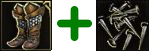 Dowolne buty + Nails = Winter Boots - 10 przydatnych przepisów do craftingu w Divinity Original Sin 2 | Szybki start - Divinity Original Sin 2 - poradnik do gry