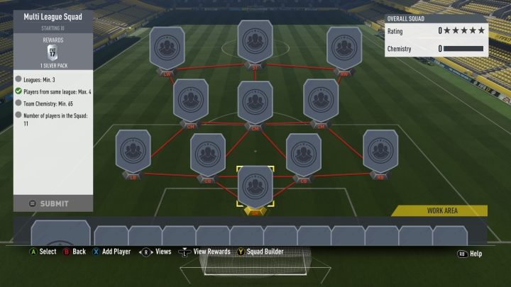 Tworzenie składu rozpocznij od poszukiwania tanich zawodników spełniających wymagania zadania - Wyzwania budowania składów | Fifa Ultimate Team w FIFA 17 - FIFA 17 - poradnik do gry