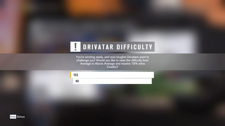 Otrzymać możesz specjalny komunikat sugerujący podniesienie poziomu trudności. - Poziom trudności i uszkodzenia | Podstawy rozgrywki w Forza Horizon 3 - Forza Horizon 3 - poradnik do gry