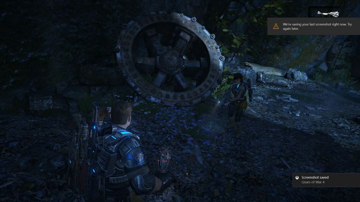 Przedmiot kolekcjonerski znajduje się przy tym szkielecie - Akt 4:2 - Bez Objazdów | Opis przejścia Gears of War 4 - Gears of War 4 - poradnik do gry