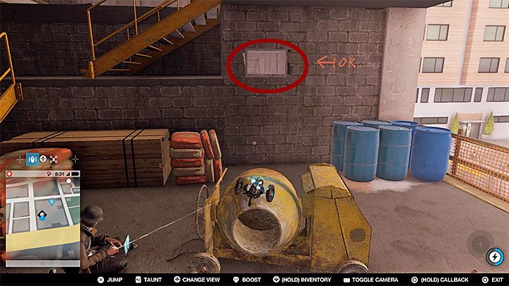 Punkt ten jest wewnątrz konstruowanego budynku na placu budowy - Watch Dogs 2: Punkty badań 1-61, mapa, sekrety - Watch Dogs 2 - poradnik do gry